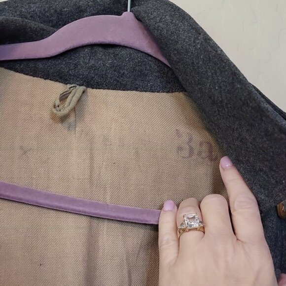 WW1 Swiss Army Medic Pea Coat Military Jacket Switzerland Size Not List - Picture 14 of 16